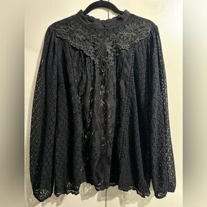 Lace Long Sleeve Top